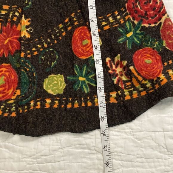 Just Living Floral Knit Long Sleeve V Neck Shirt size 1 - Picture 11 of 11